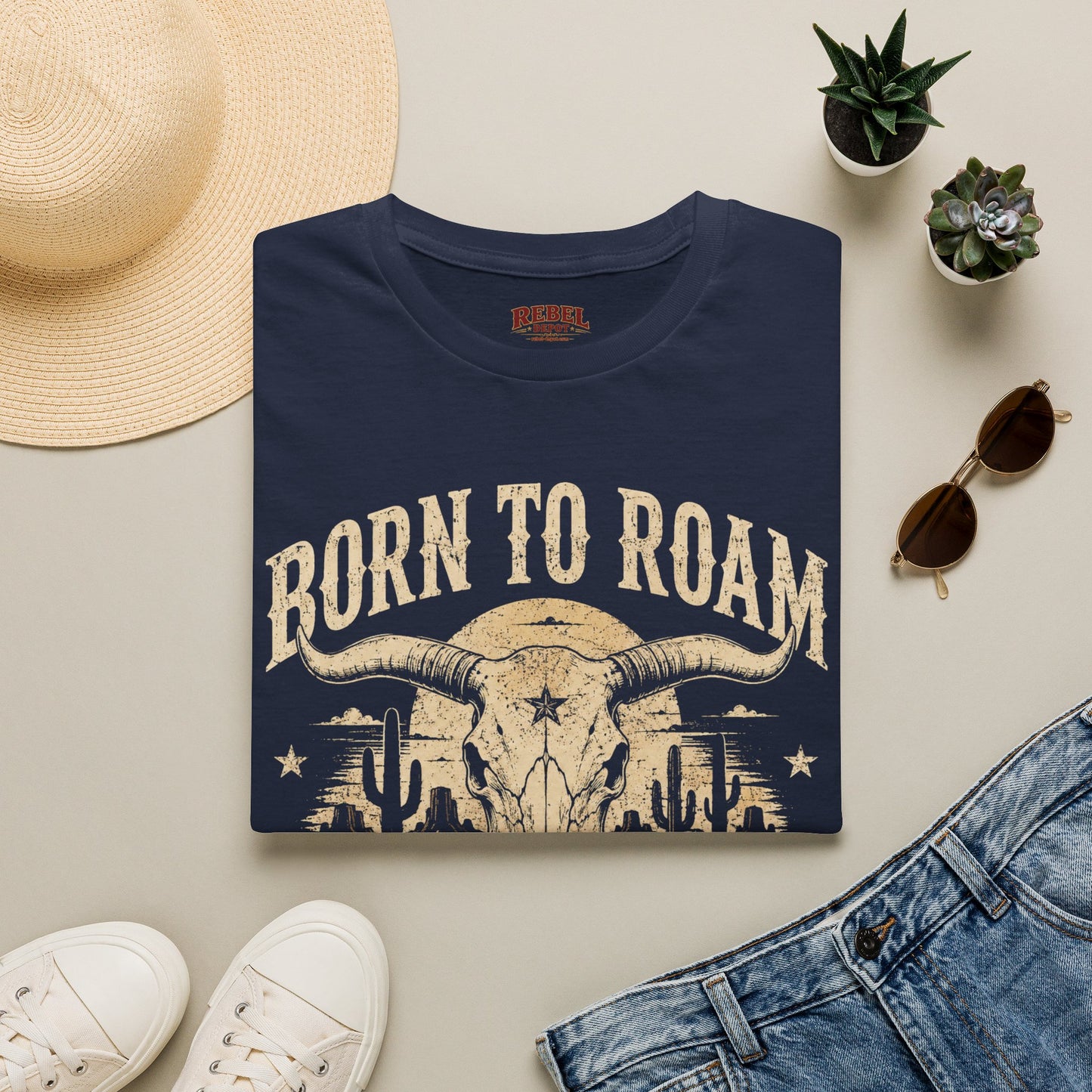 Born to Roam Cowboy T-Shirt