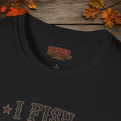Fish Punching Frowned Upon  Adult Size T-Shirt