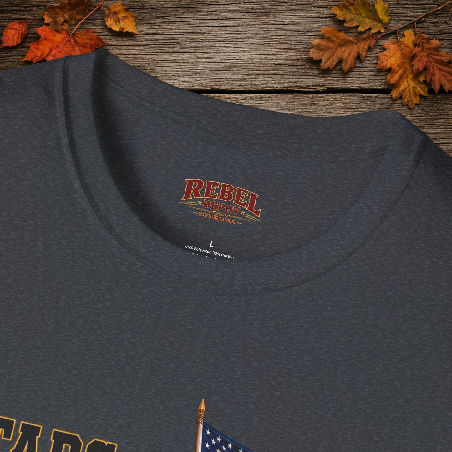 Stars Stripes and Spurs Cowgirl (Front)  Adult T-Shirt