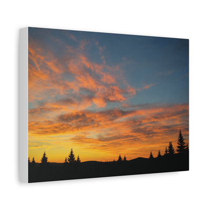 Country Sunrise  Matte Canvas Art
