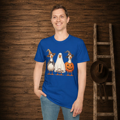 Spooky Geese   Adult Size T-Shirt