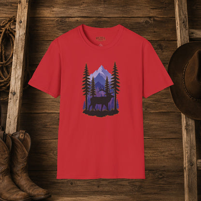 Twilight Elk   Adult Size T-Shirt