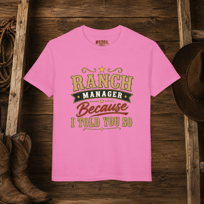 Ranch Manager Youth T-Shirt