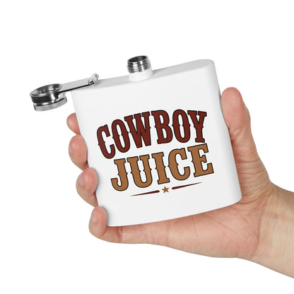 Cowboy Juice  Stainless Steel Flask, 6oz
