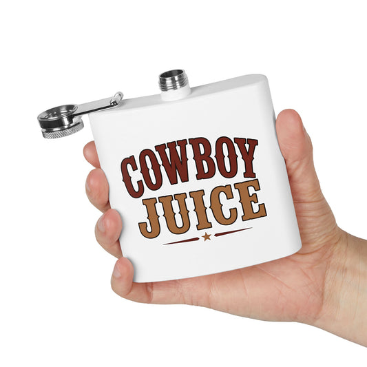 Cowboy Juice  Stainless Steel Flask, 6oz