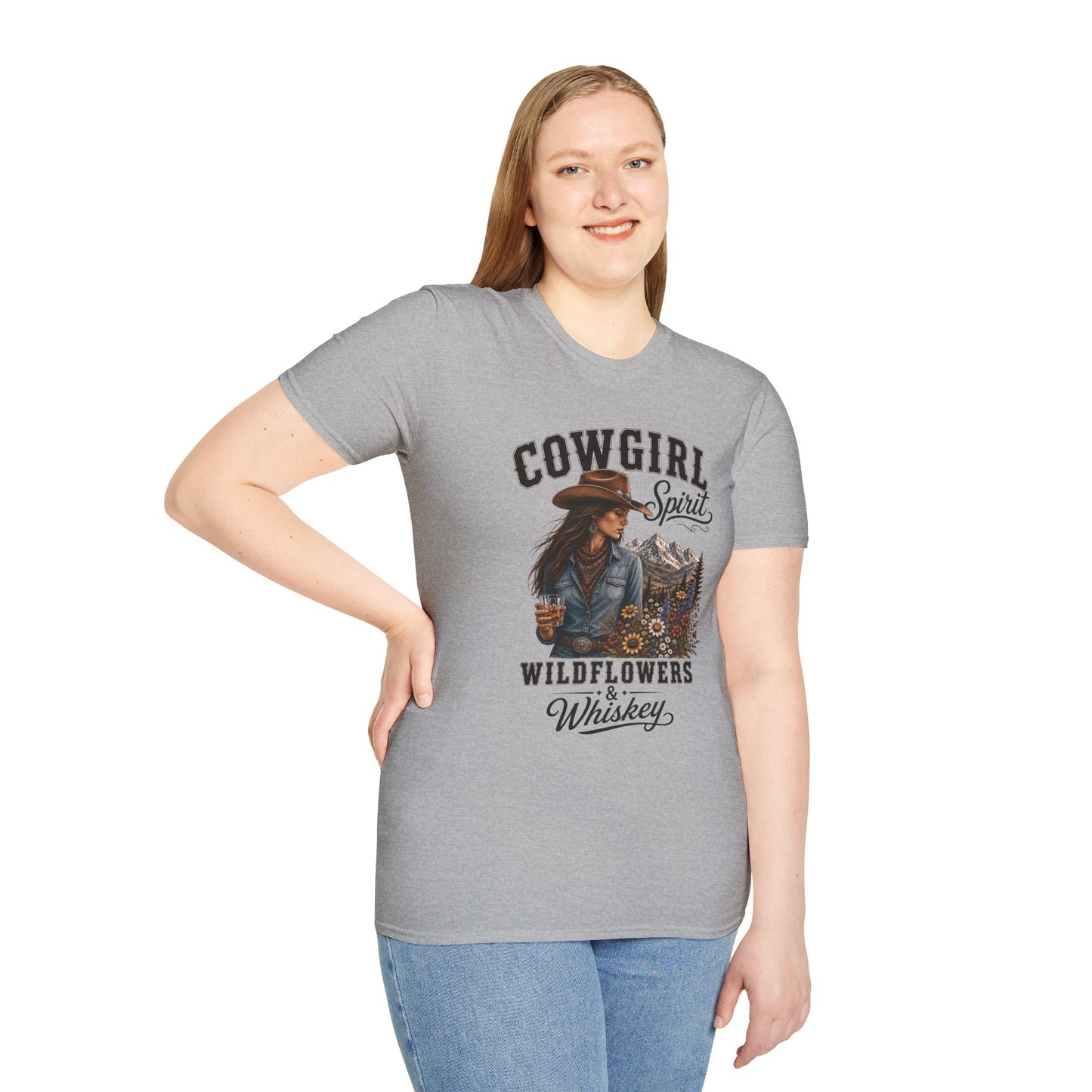 Cowgirl Spirit   Adult Size T-Shirt