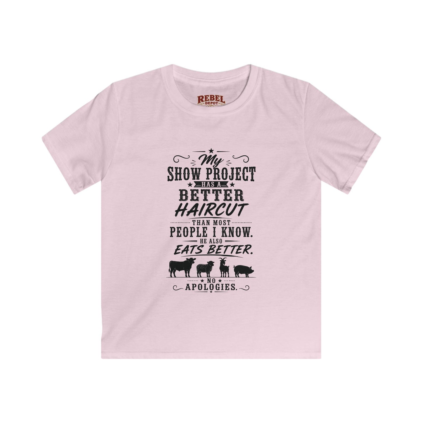 Project Has A Better Haircut   Kids Size T-Shirts