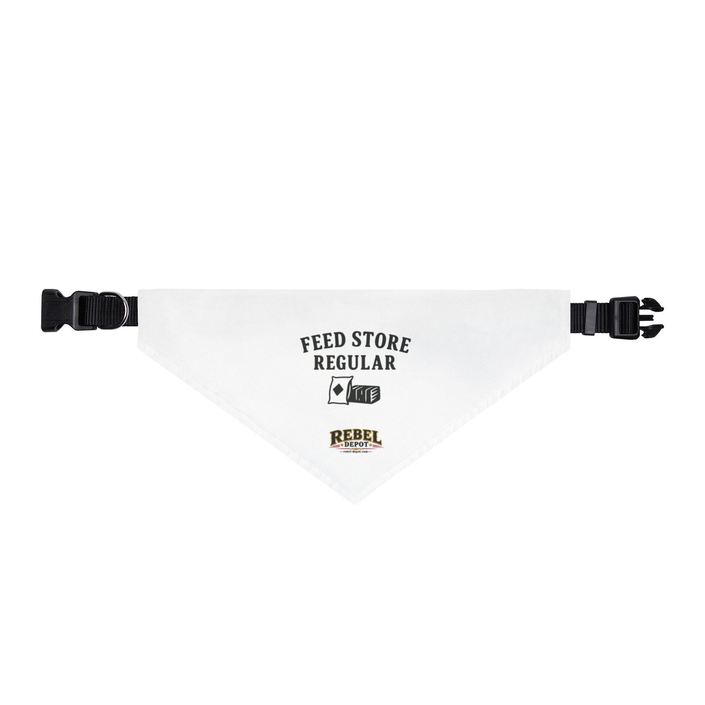 Feed Store Regular  Clip-on Pet Bandana
