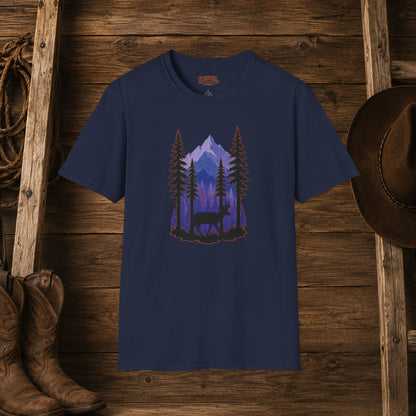 Twilight Pronghorn   Adult Size T-Shirt