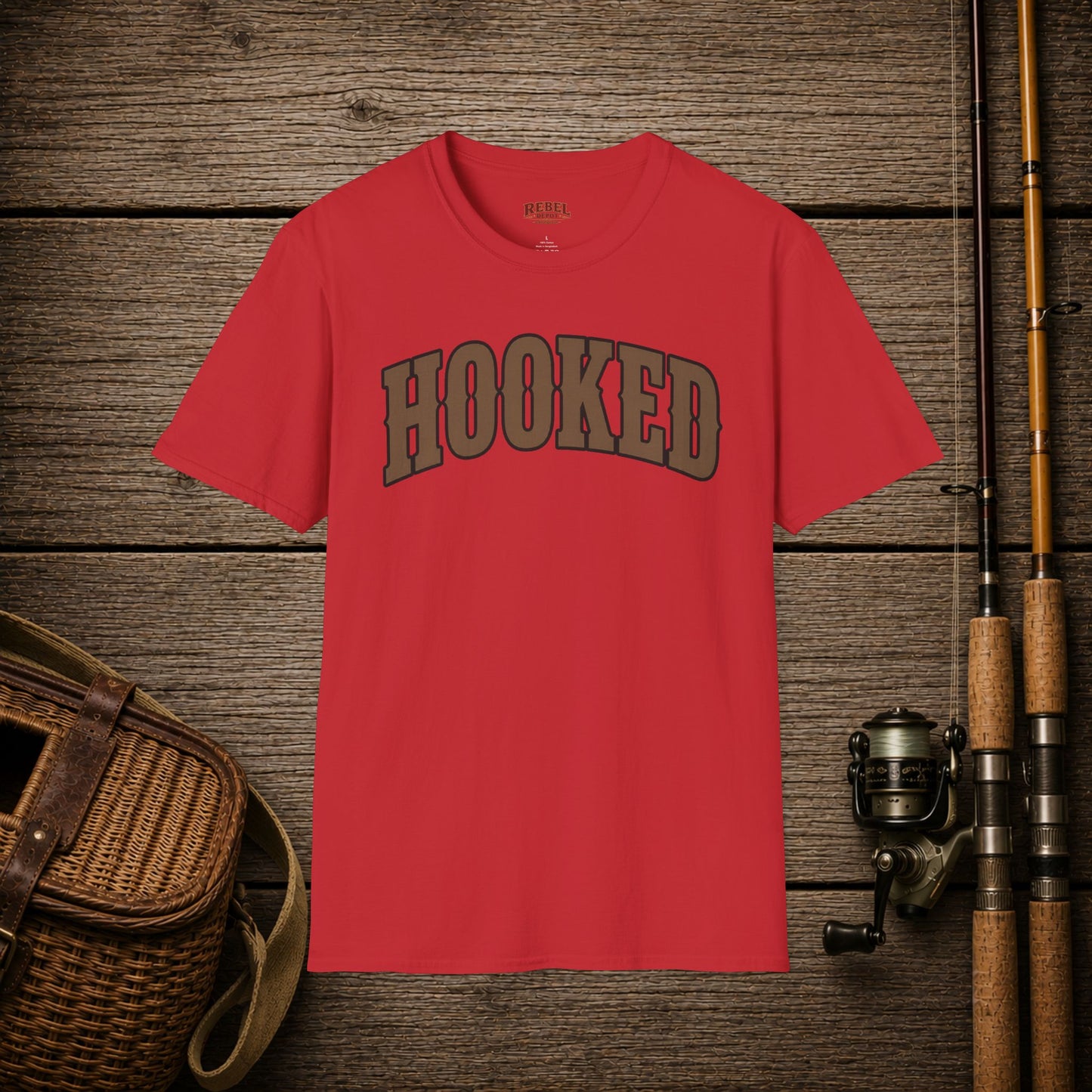 Hooked  Adult T-Shirt