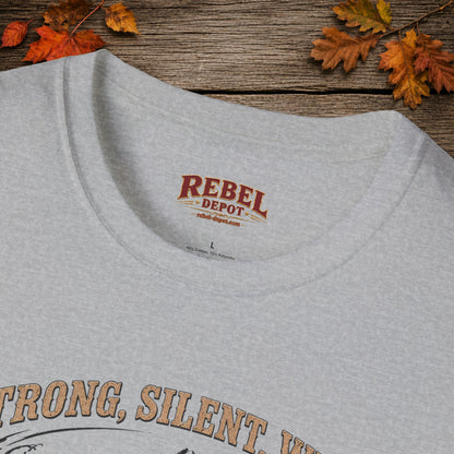 Strong Silent Wild Bear  Adult Size T-Shirt