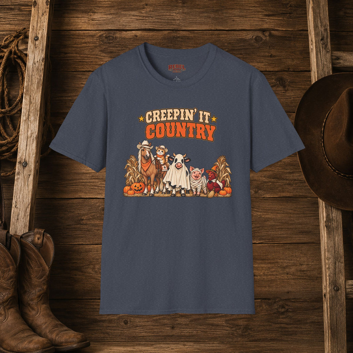 Creepin It Country   Adult Size T-Shirt