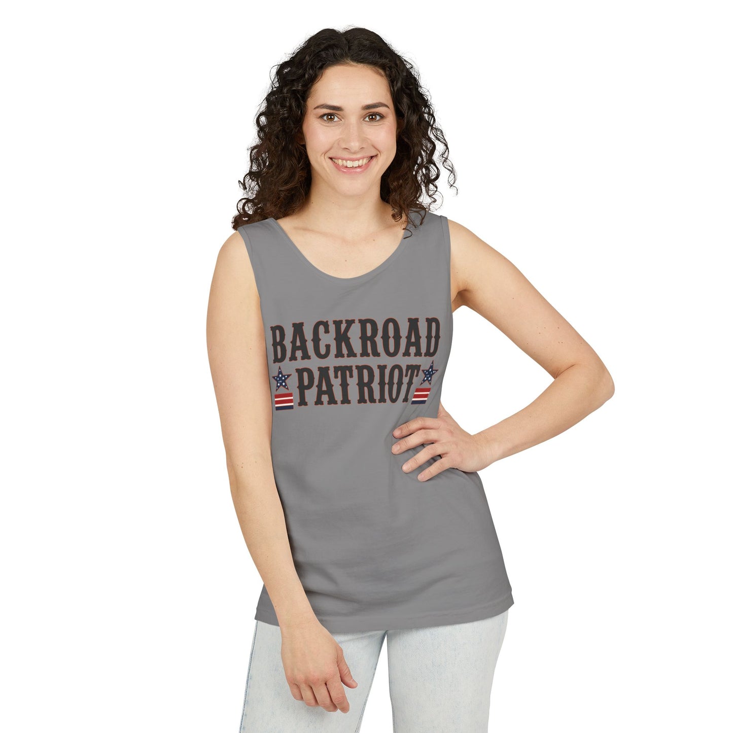 Backroad Patriot   Adult Unisex Tank Top  *ON SALE 25% OFF AT CHECKOUT!*