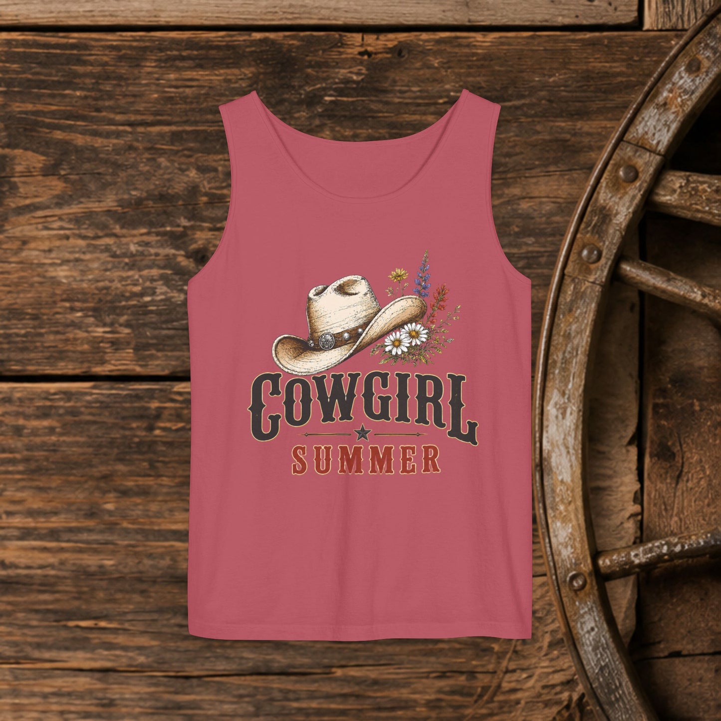 Cowgirl Summer   Adult Unisex Tank Top