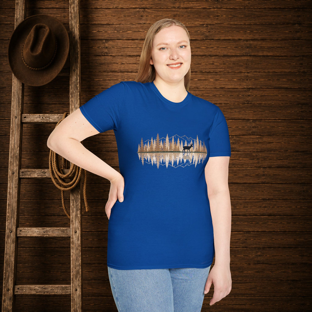 Pronghorn Reflection   Adult Size T-Shirt