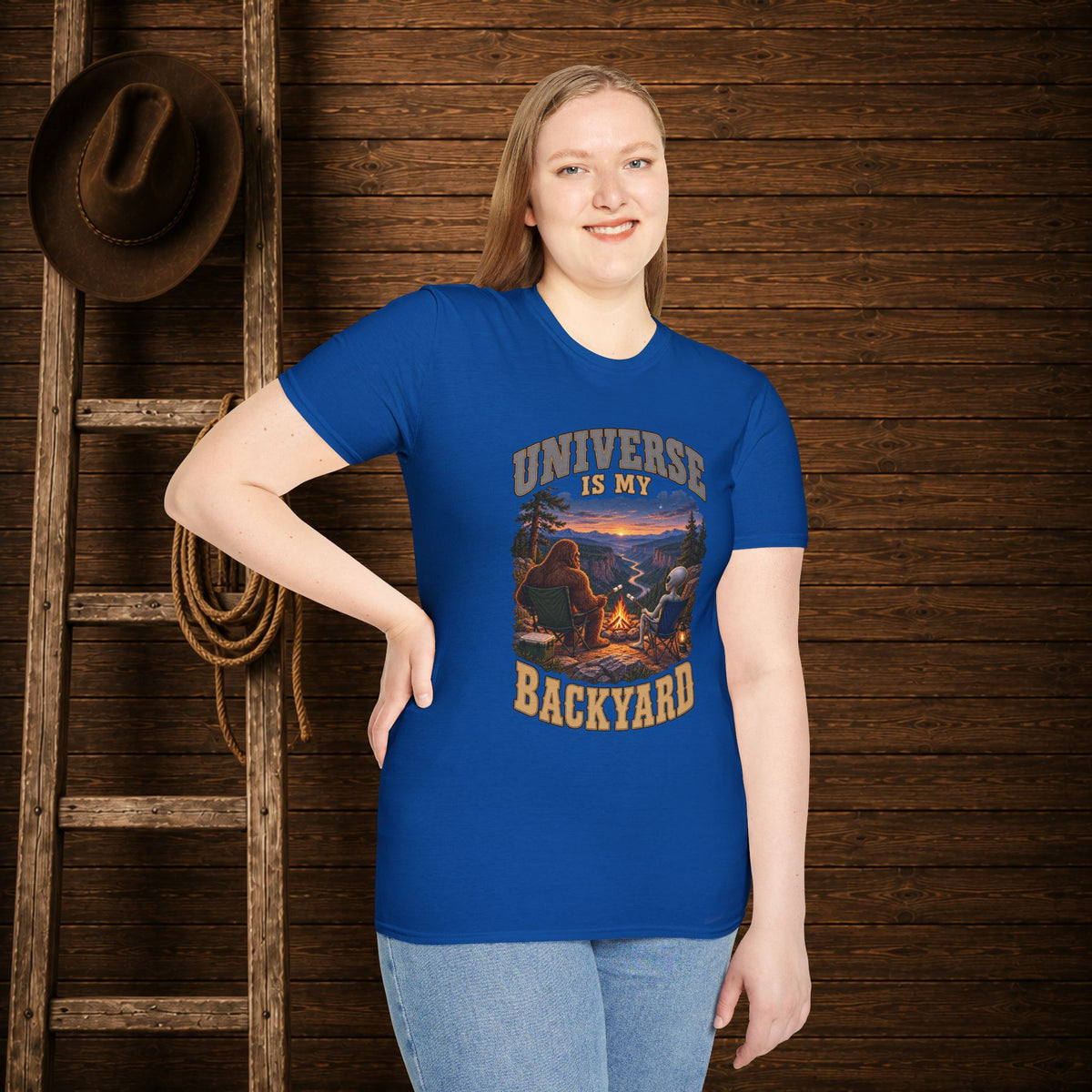 Universe Is My Backyard   Adult Size T-Shirt