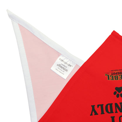 Feral But Friendly  Pet Bandana