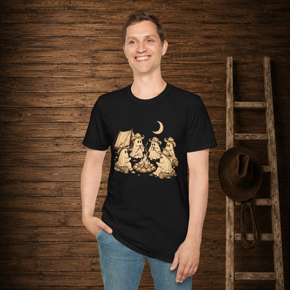 Spooky Campfire   Adult Size T-Shirt