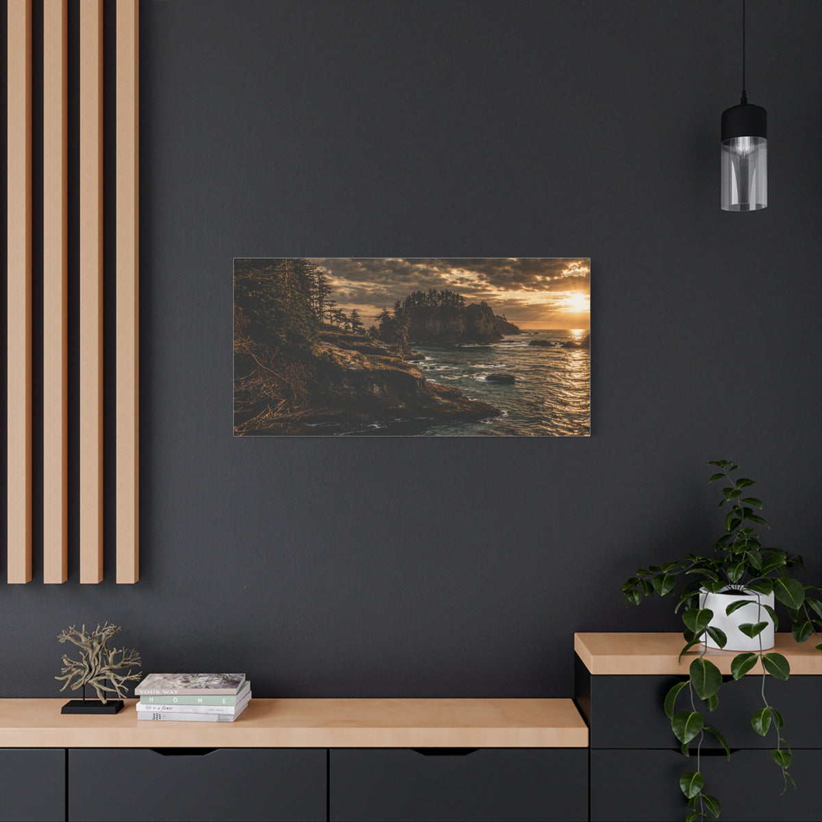 Cape Flattery Evening  Matte Canvas Art
