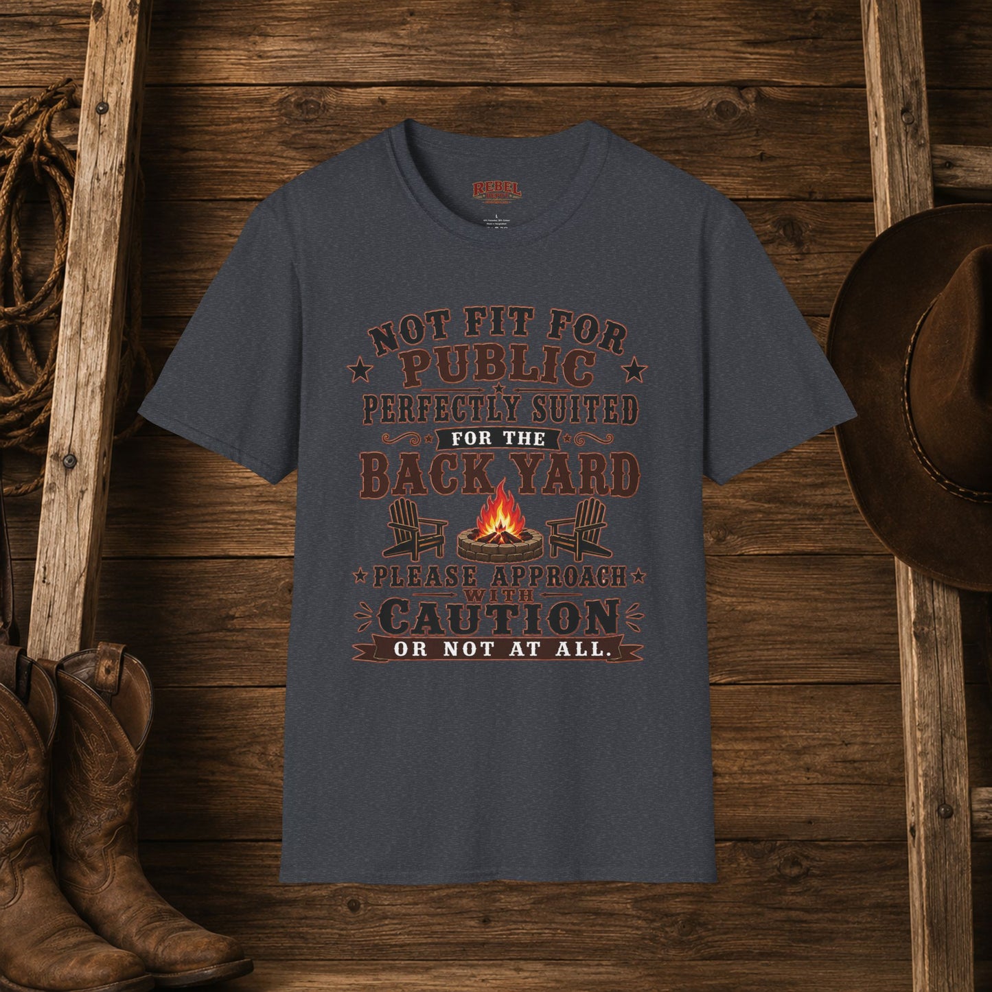 Not Fit For Public  Adult Size T-Shirt