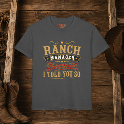 Ranch Manager Youth T-Shirt
