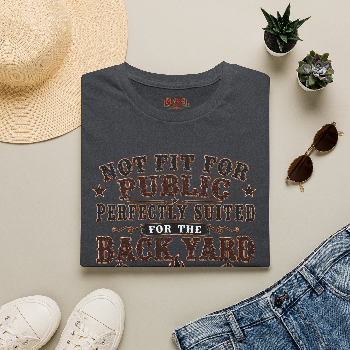 Not Fit For Public  Adult Size T-Shirt