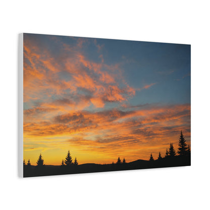 Country Sunrise  Matte Canvas Art