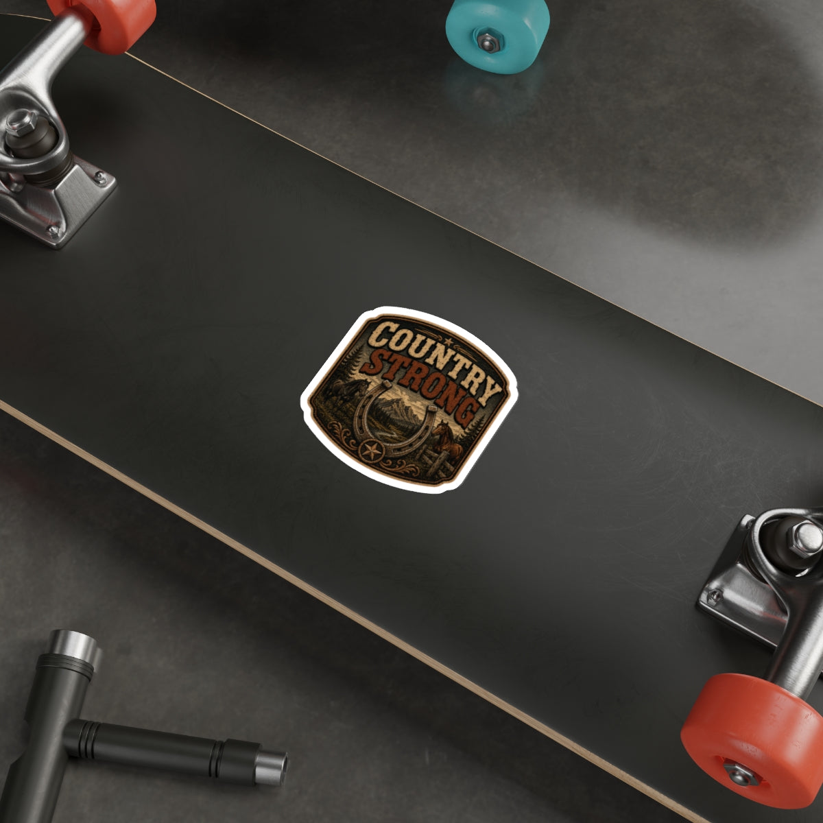 Country Strong   Die-Cut Stickers