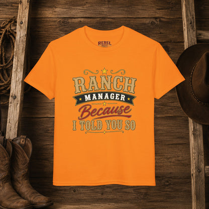Ranch Manager Youth T-Shirt
