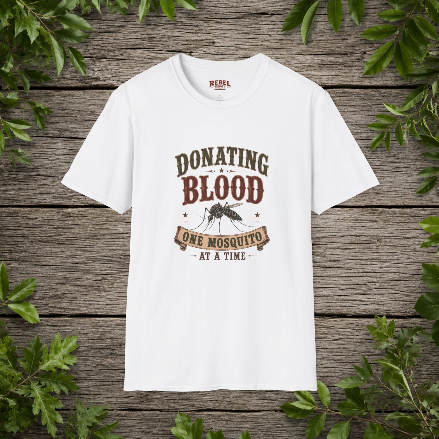 Donating Blood   Adult Size T-Shirt