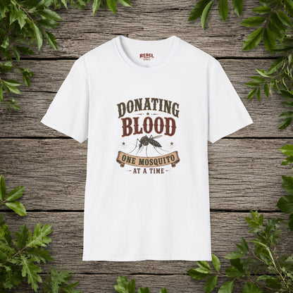 Donating Blood   Adult Size T-Shirt