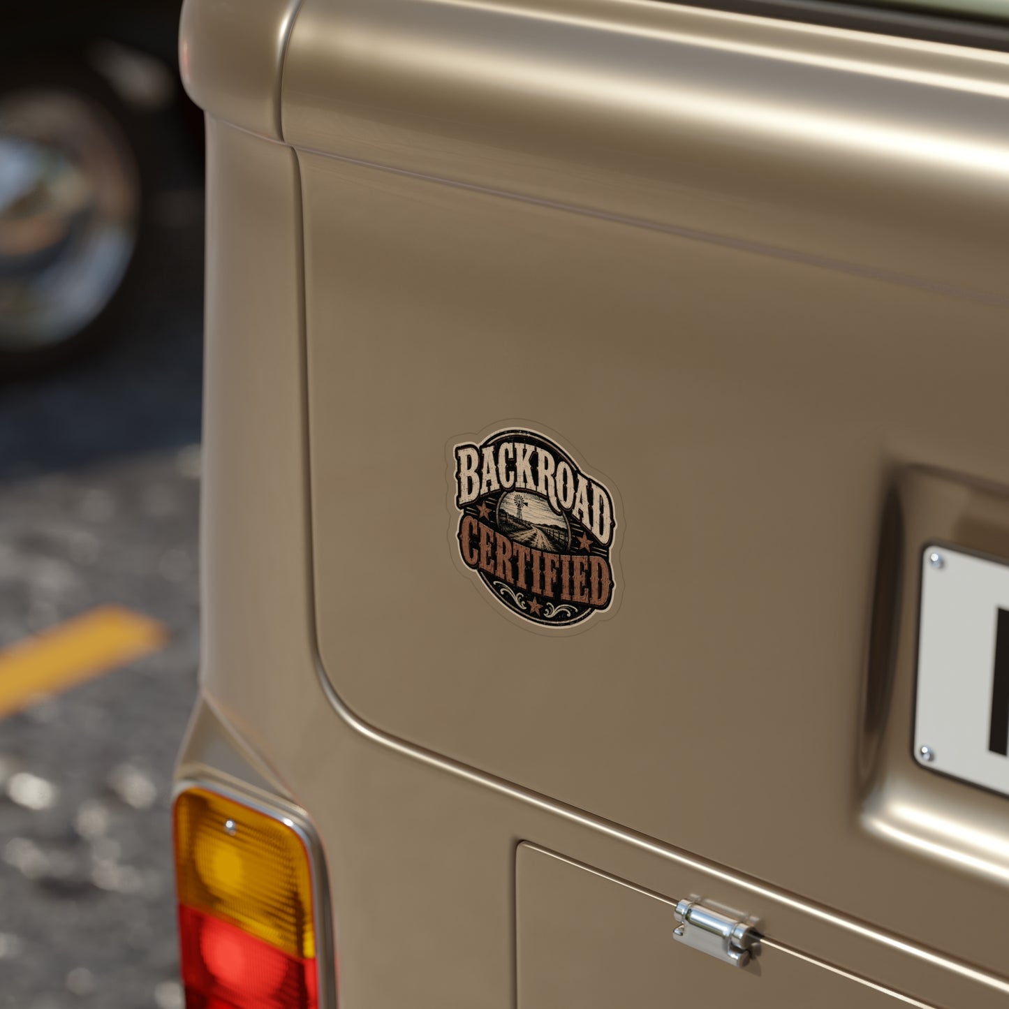 Backroad Cert  Transparent Outdoor Vinyl