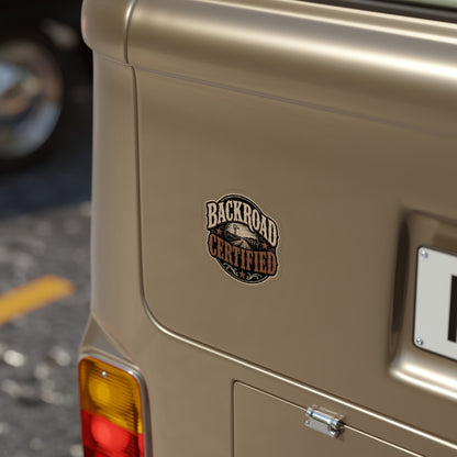 Backroad Cert  Transparent Outdoor Vinyl