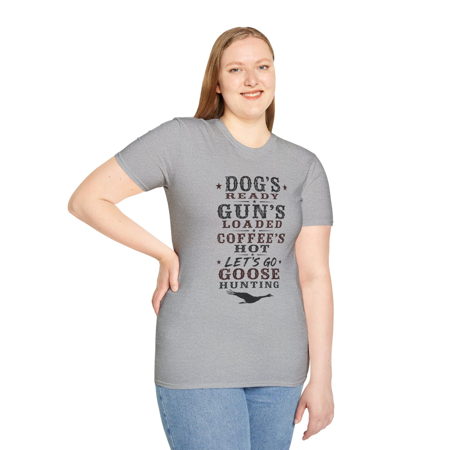 Dog Gun Goose  Adult Size T-Shirt
