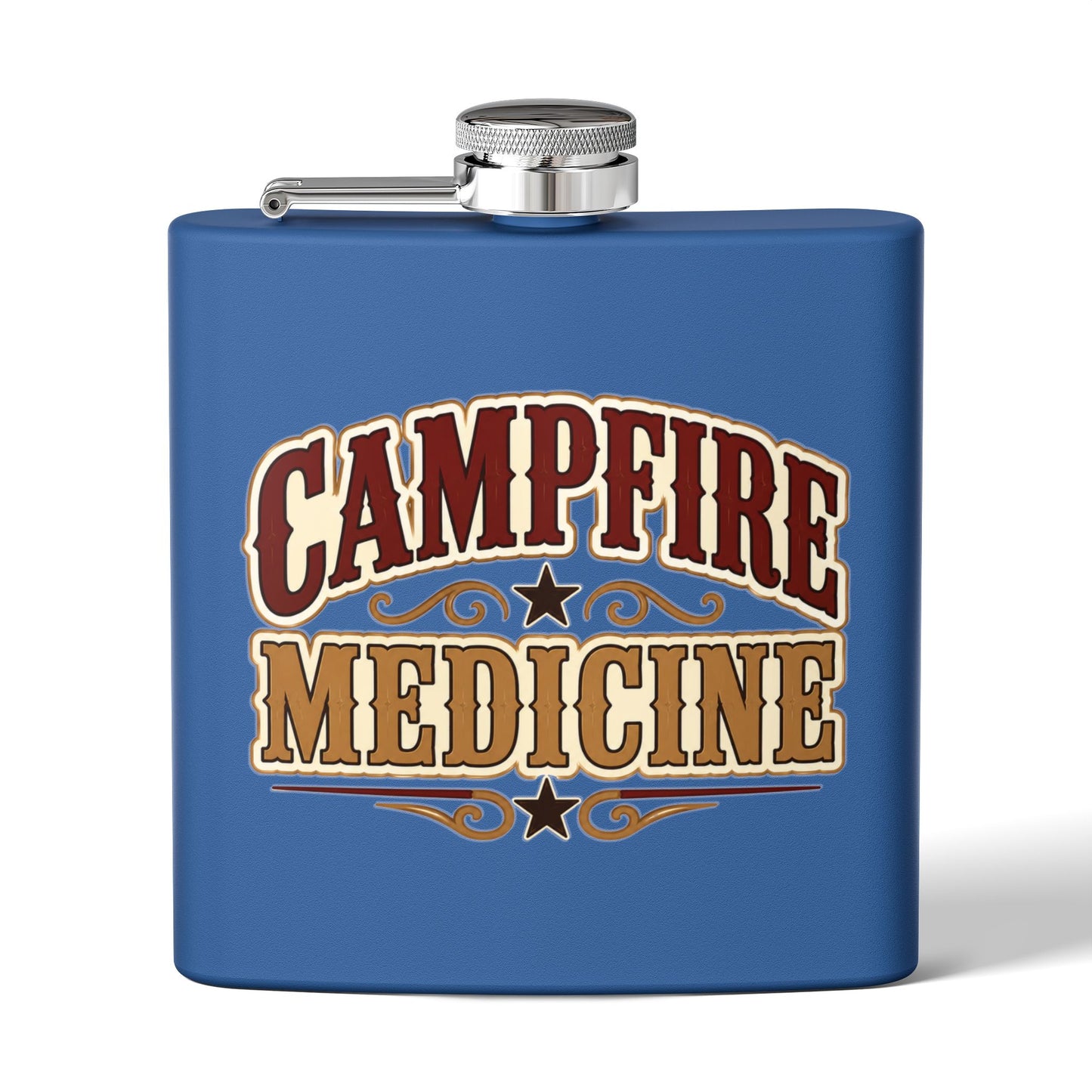 Campfire Medicine  Stainless Steel Flask, 6oz