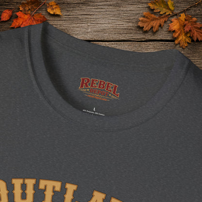 Outlaws Ride Wild   Adult Size T-Shirt