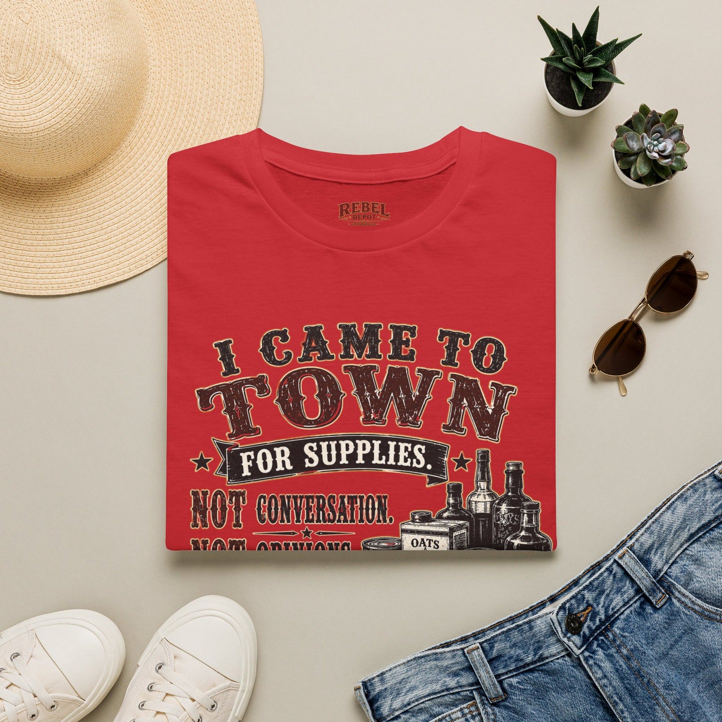 Came To Town for Supply's  Adult Size T-Shirt
