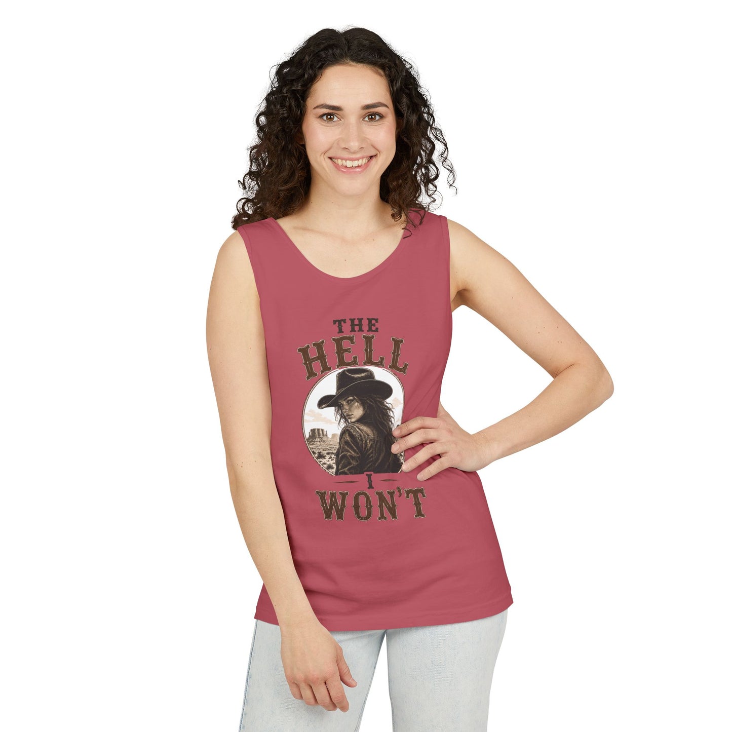 Hell I Won't   Adult Unisex Tank Top