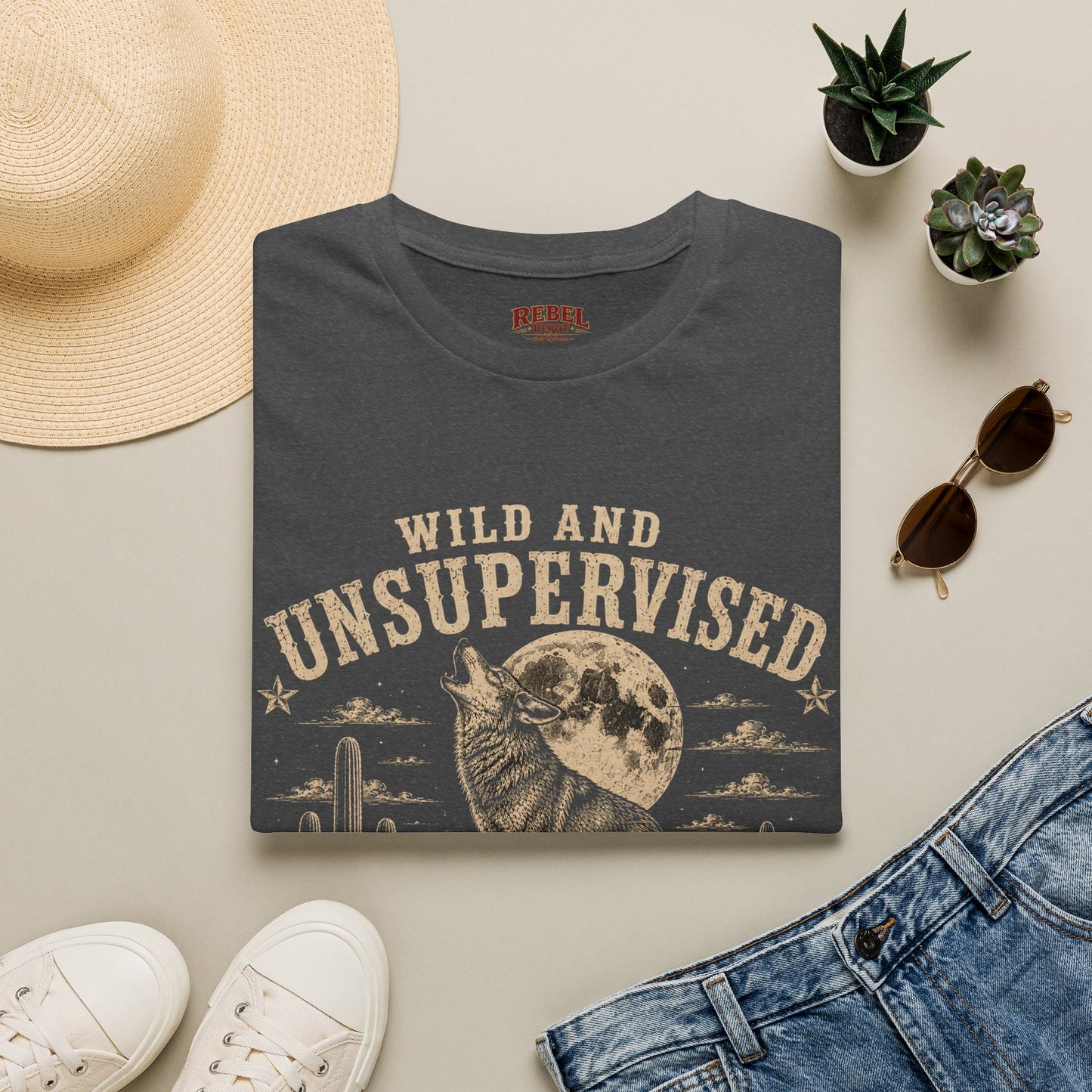 Wild and Unsupervised Cowboy T-Shirt
