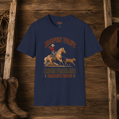 Ropes Fast Breakaway Roping  Adult T-Shirt