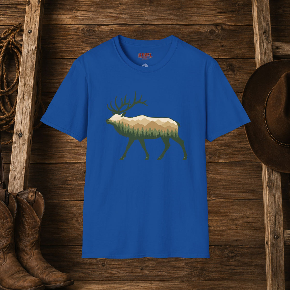 Wilderness Elk   Adult Size T-Shirt