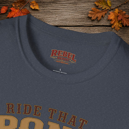 Ride That Pony Fast   Adult T-Shirt