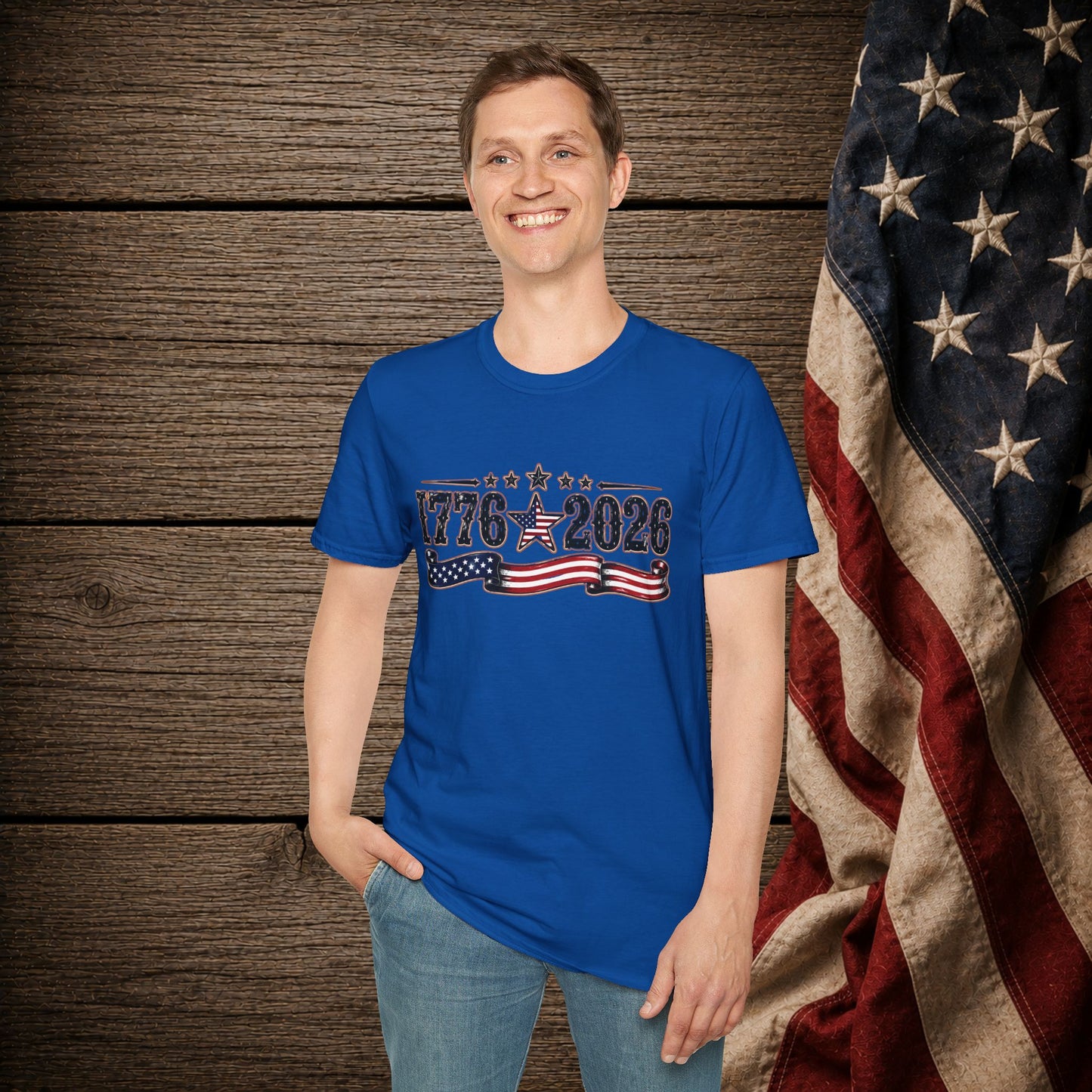 1776 - 2026 Patriot  Adult Size T-Shirt