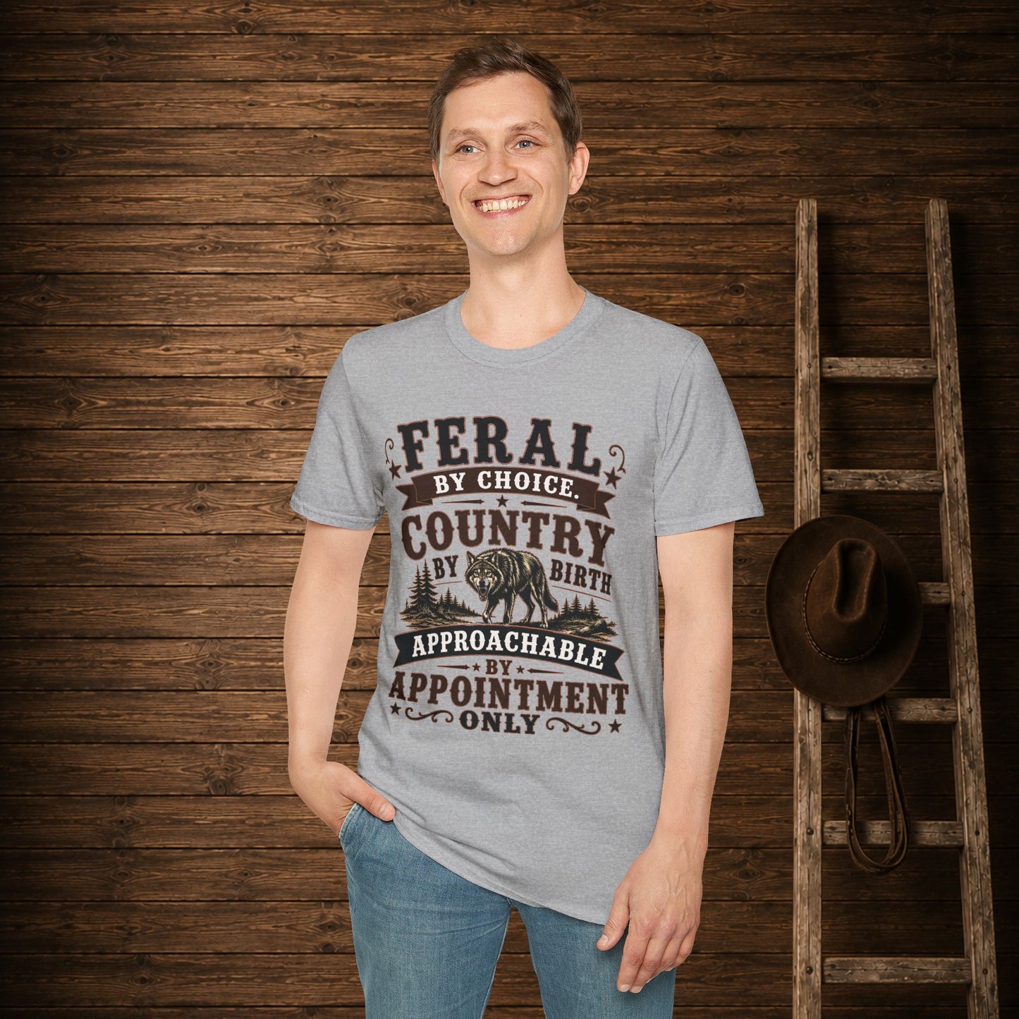 Feral By Choice  Adult Size T-Shirt
