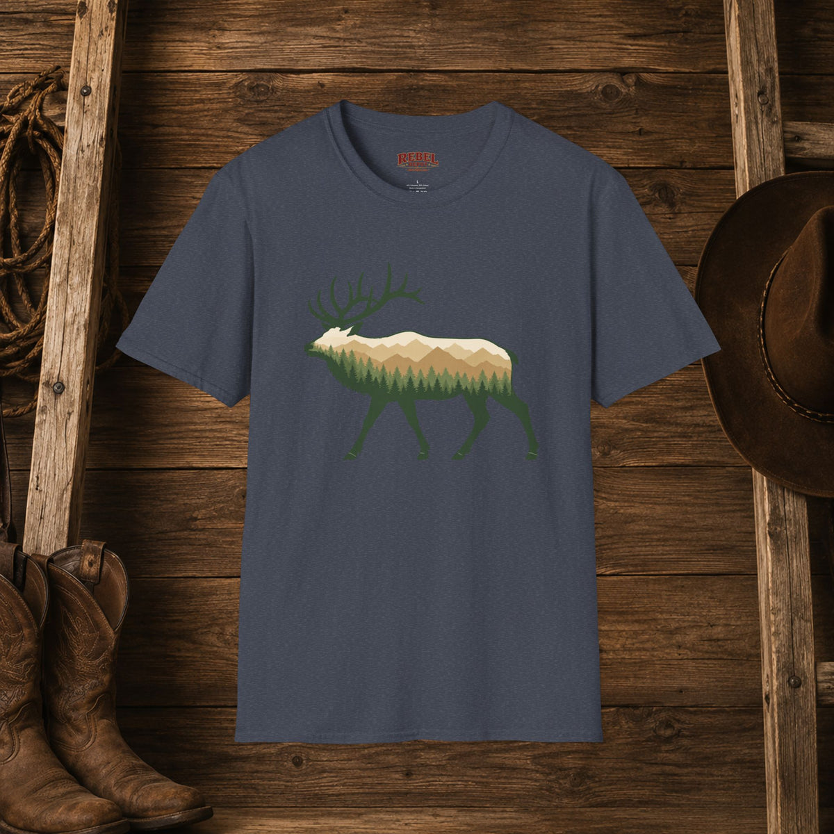 Wilderness Elk   Adult Size T-Shirt
