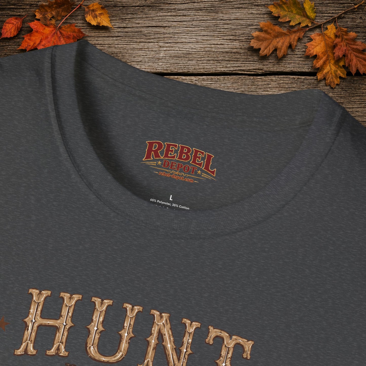 Hunt Fish Work  Adult Size T-Shirt