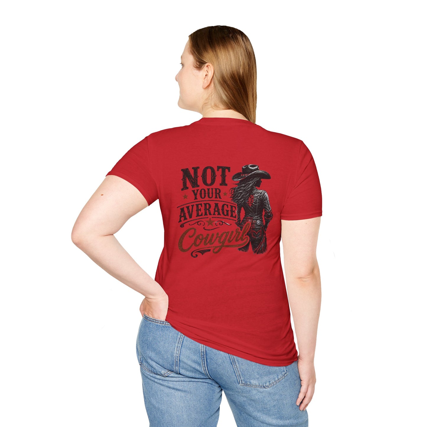 Not Your Average Cowgirl (Back) T-Shirt