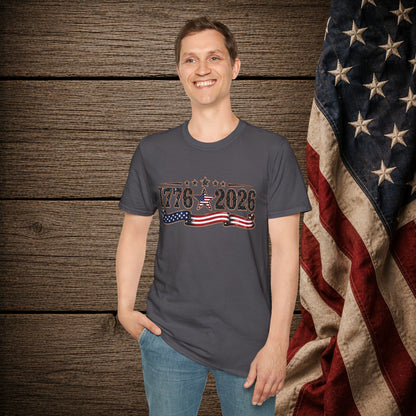 1776 - 2026 Patriot  Adult Size T-Shirt
