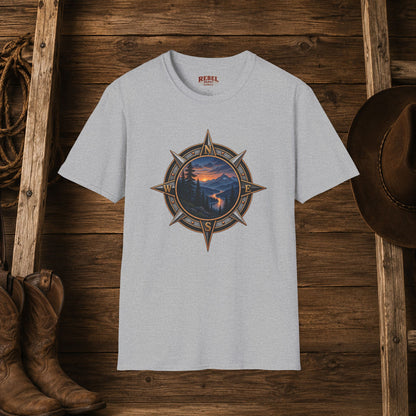Compass Wilderness   Adult Size T-Shirt