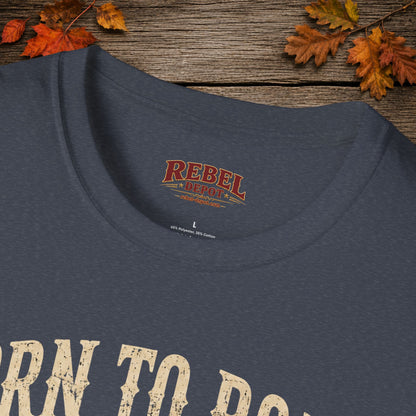 Born to Roam Cowboy  Adult T-Shirt